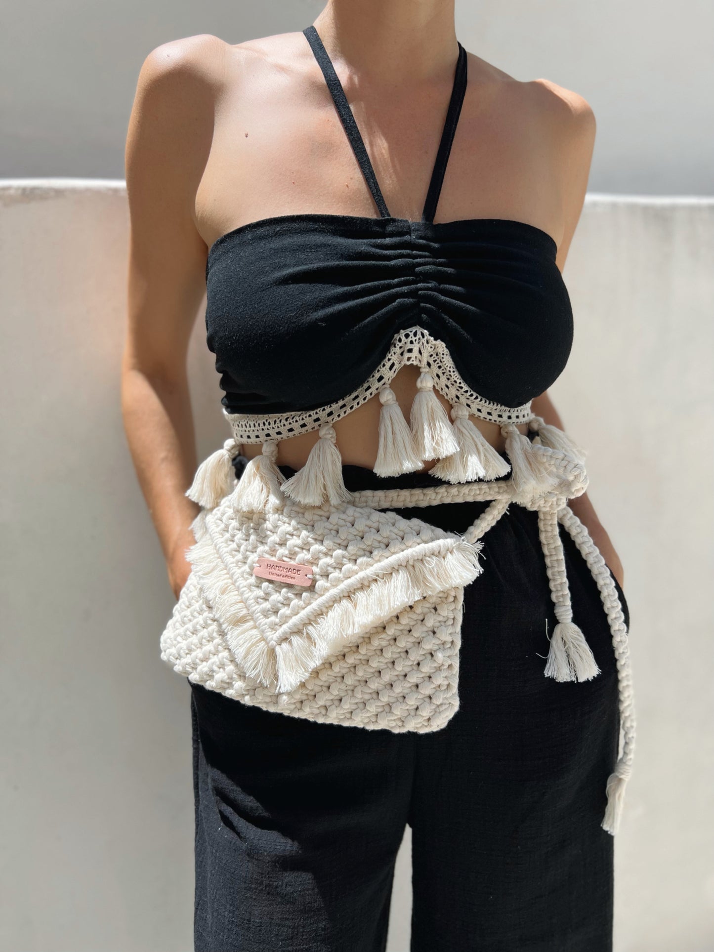 MACRAME BELT BAG
