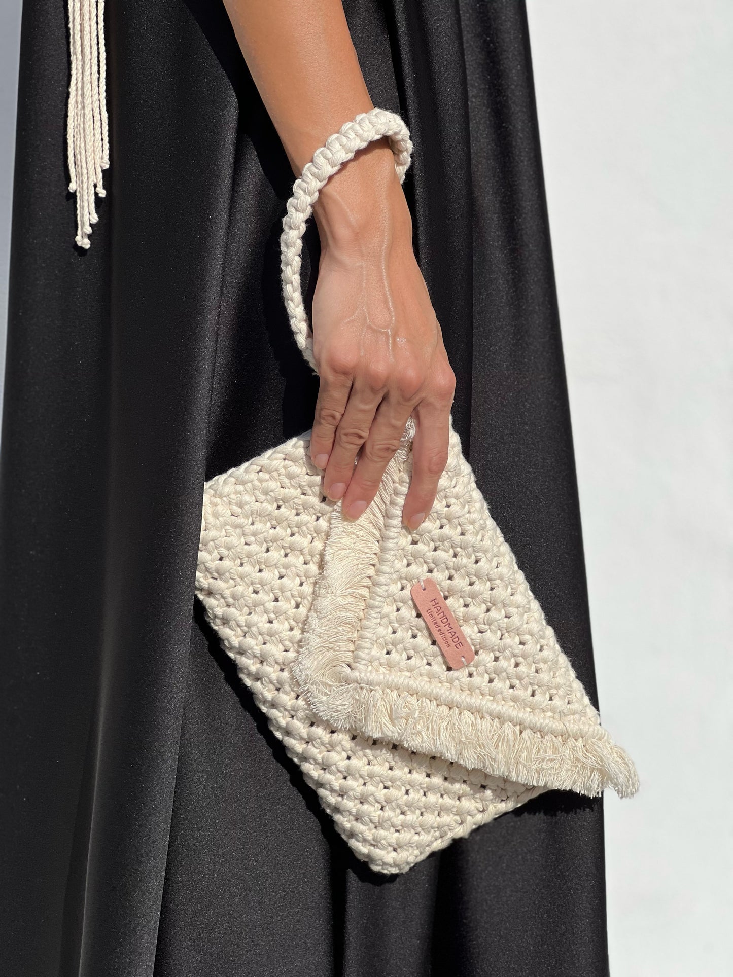 MACRAME CLUTCH BAG