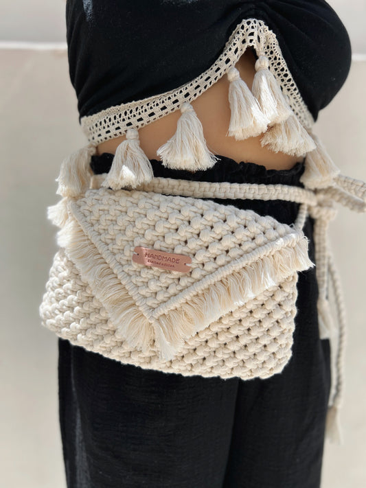 MACRAME BELT BAG