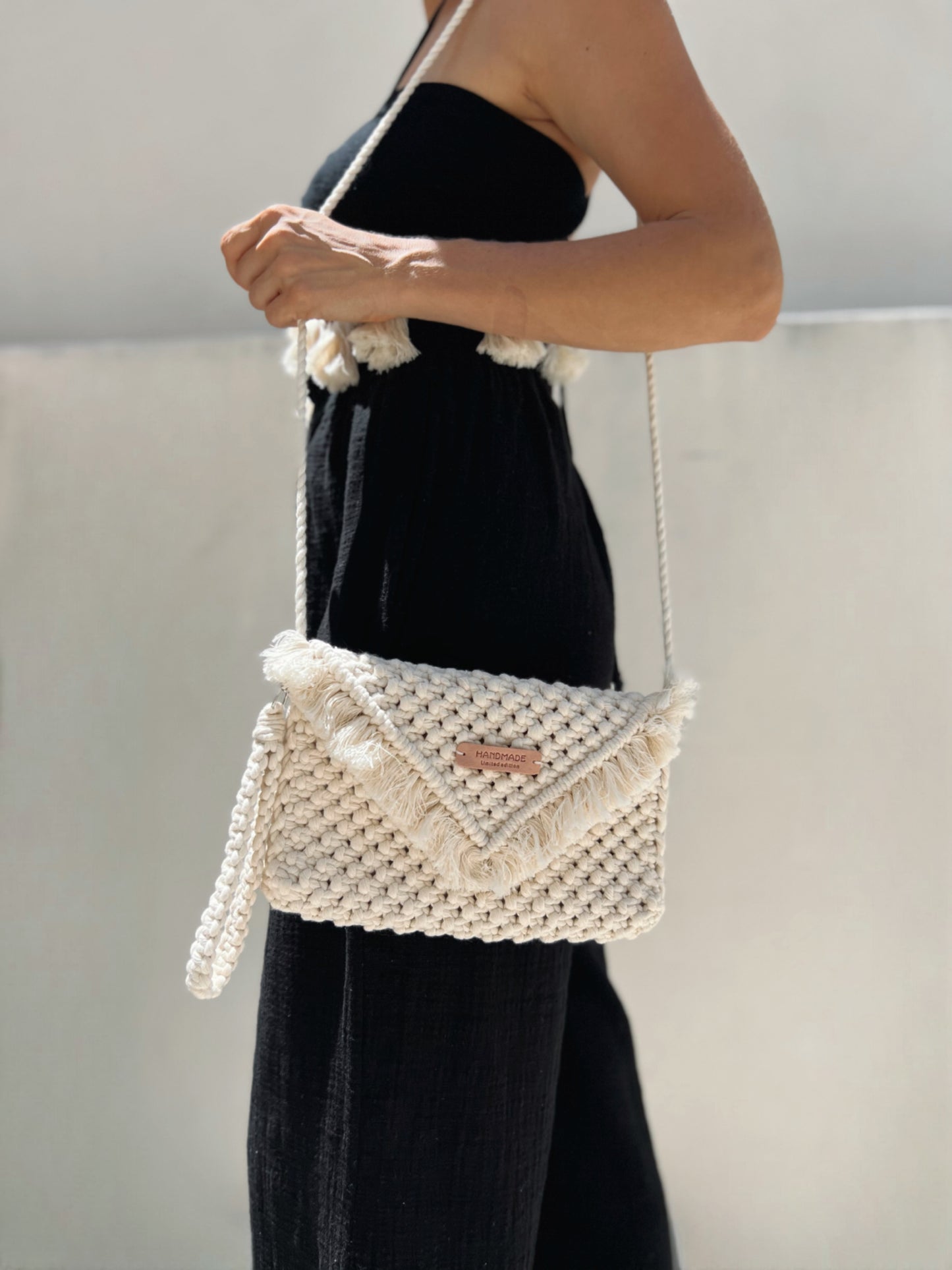 MACRAME CLUTCH BAG