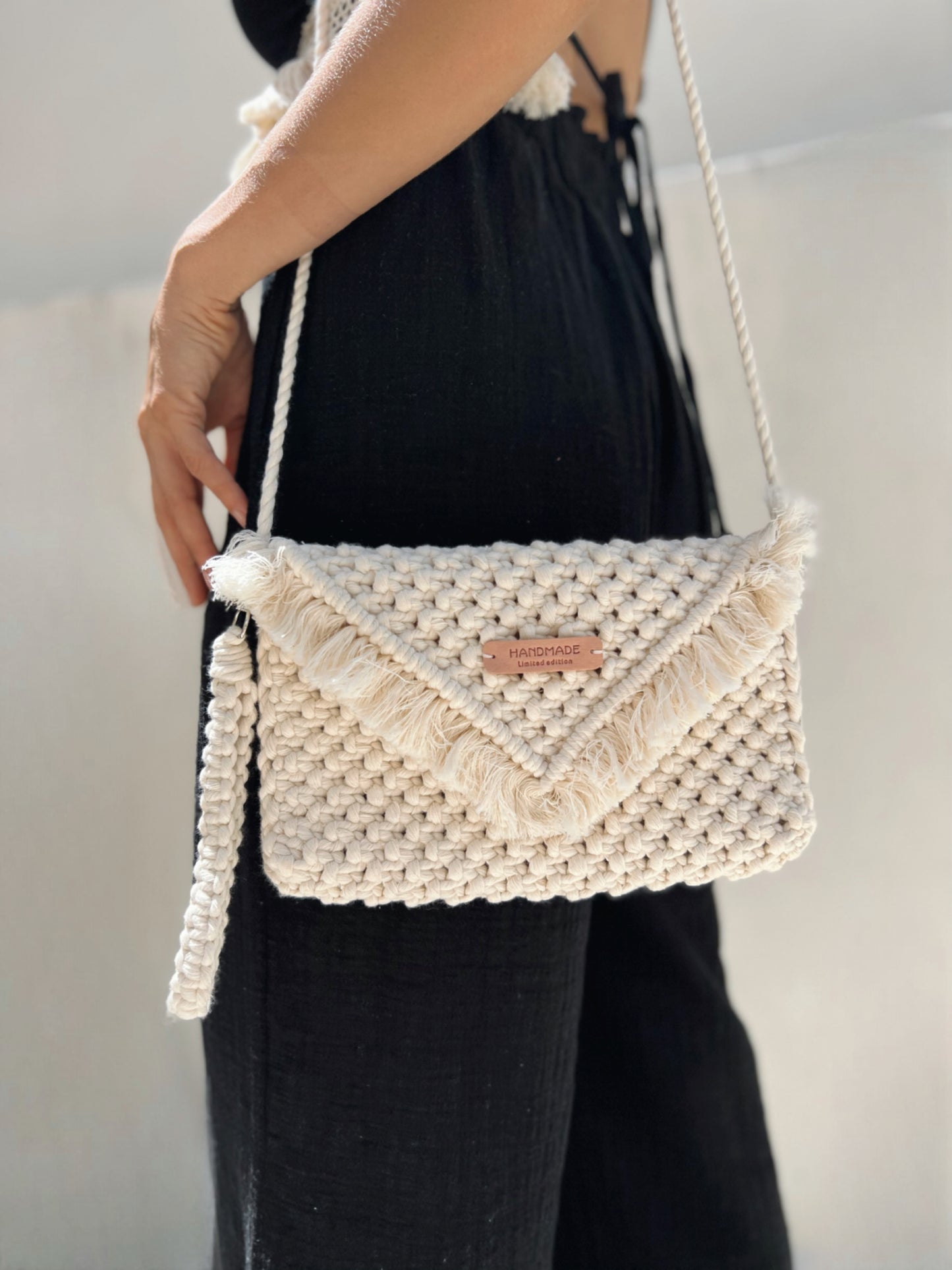 MACRAME CLUTCH BAG